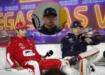 VER: Falta de entusiasmo óbvia de Max Verstappen na cerimônia de abertura do Grande Prêmio de Las Vegas destacada na série Drive to Survive da Netflix após seu comentário de “show de 99%”.