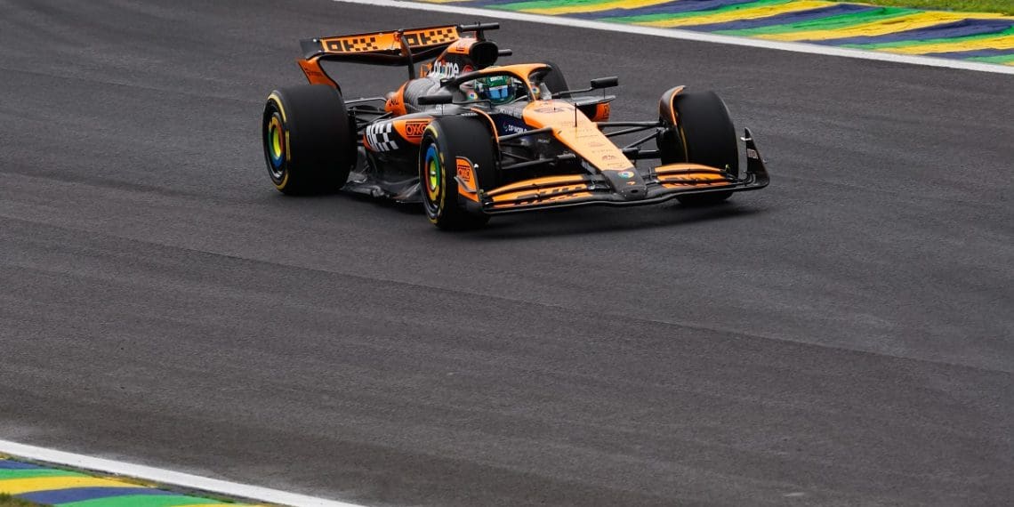 McLaren impõe ritmo avassalador e Oscar Piastri selou pole position para a corrida Sprint em São Paulo