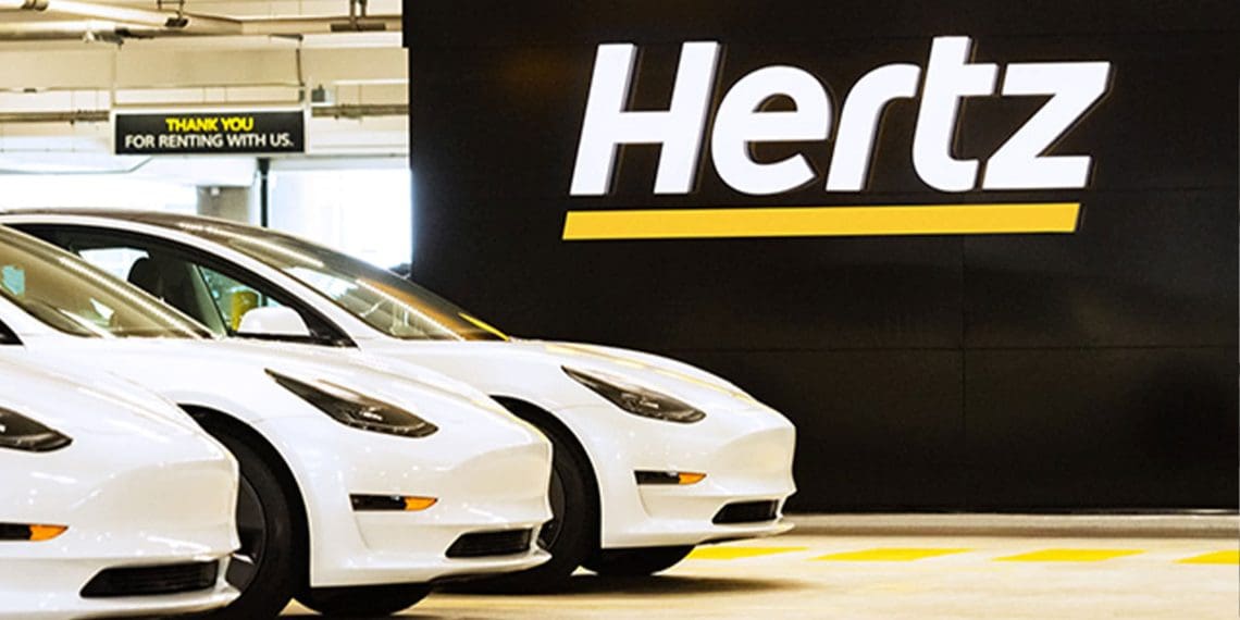 Hertz vai vender frota elétrica para investir em motores de combustão