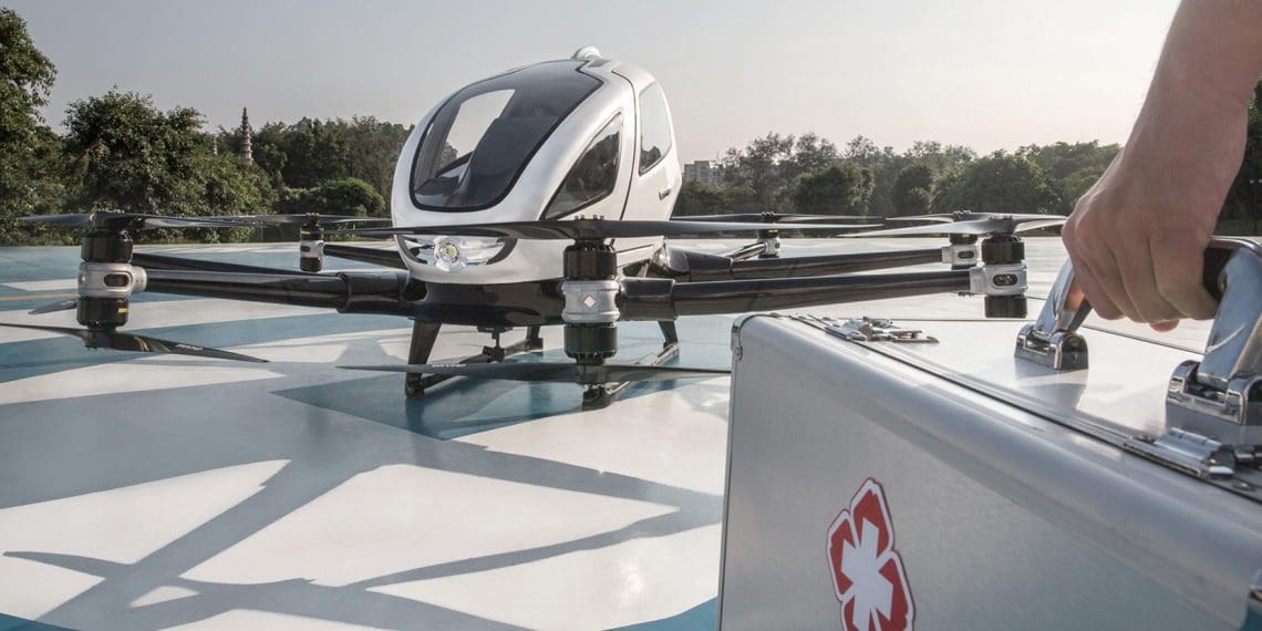 VIDEO: EHang Delivers First EH216-S Units to Xishan Tourism in Taiyuan