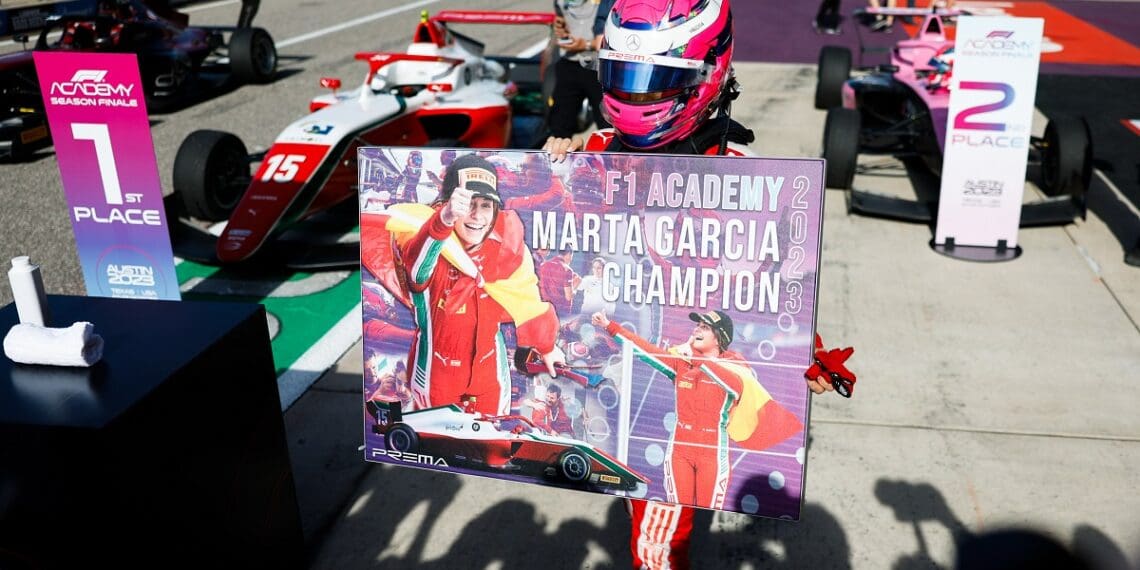 Marta García é a primeira campeã da história da F1 Academy