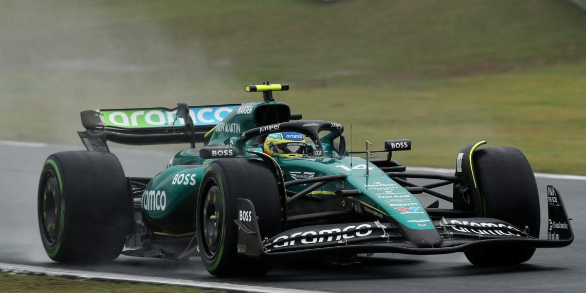 Grit and Guts: Alonso Battles Through Pain and ‘Bouncing Nightmare’ to Finish Brazilian GP for Aston Martin Mechanics