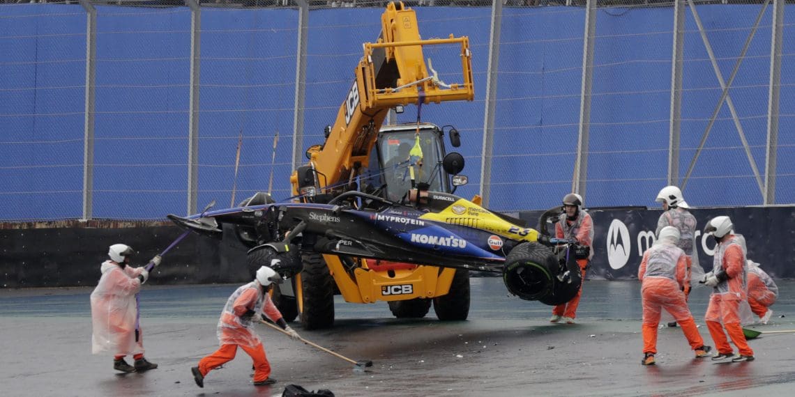 Williams Faces Uphill Battle After Costly Brazil Crashes Put Vegas Race in Jeopardy