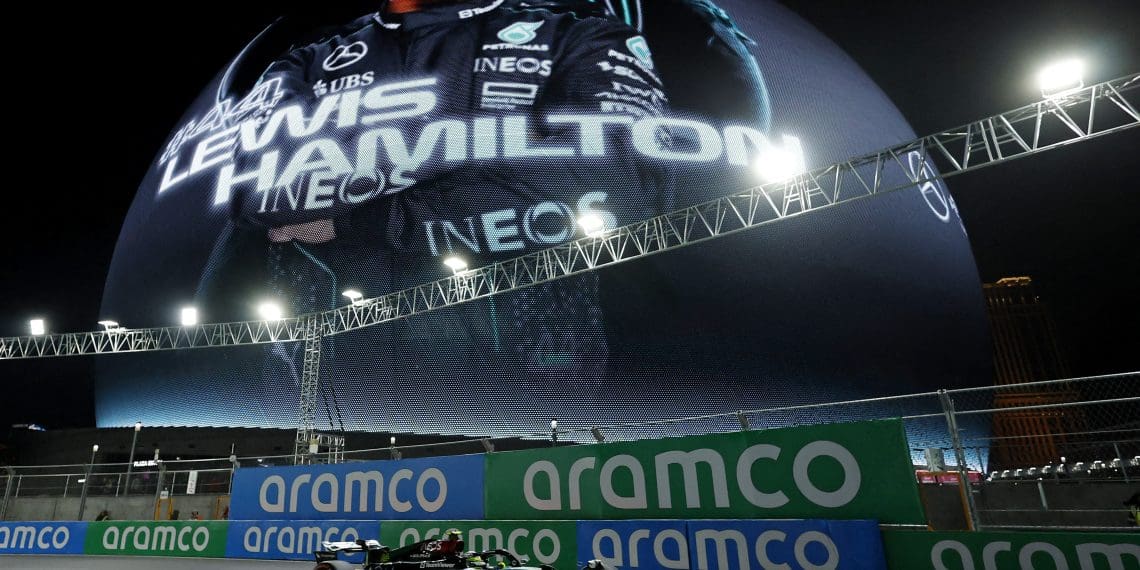 Hamilton Shines, Verstappen Struggles in Dramatic Opening Day of the Las Vegas GP