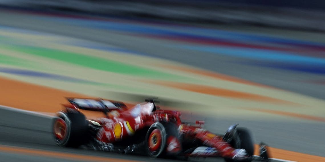 Charles Leclerc wins first battle of the weekend in FP1 with McLaren Chasing in Second and Third, and Mercedes with more than a second behind