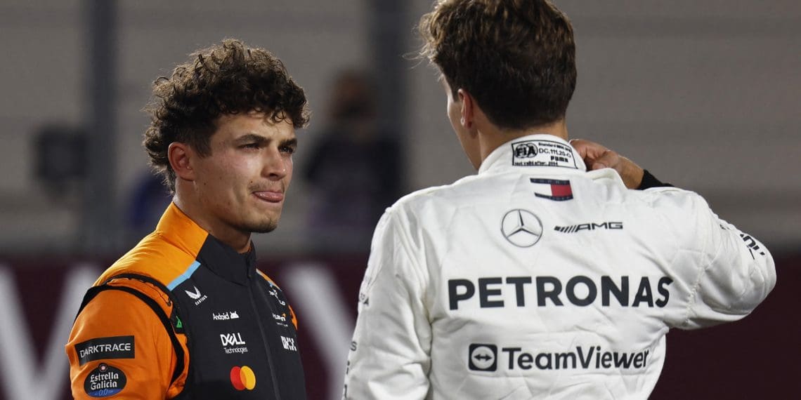 Lando Norris faces fine after swearing slip-up in Qatar press conference