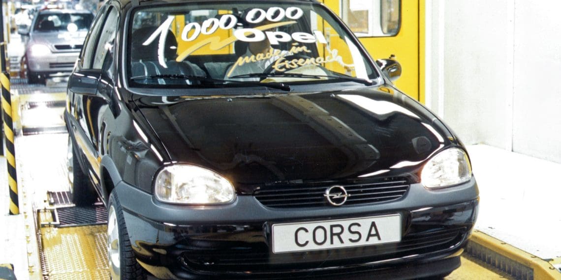 Opel assinala os 25 anos da produção do milionésimo modelo na fábrica de Eisenach