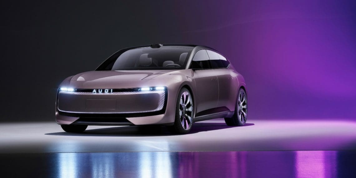 Audi lança nova marca de elétricos para a China e apresenta o AUDI E
