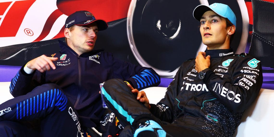 George Russell spills the beans on Max Verstappen’ – “Pro racing driver and drinker!!”