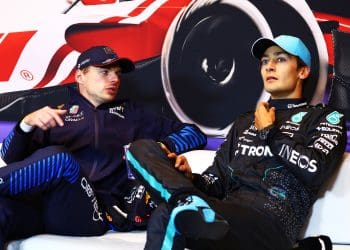 George Russell spills the beans on Max Verstappen’ – “Pro racing driver and drinker!!”