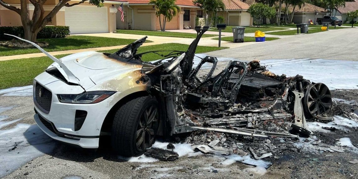 Jaguar hits rock bottom by buying thousands of I-Paces from customers that could burn down