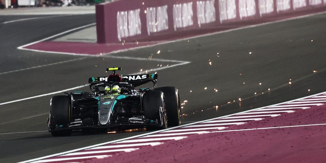 VIDEO- FIA Under Fire as Hamilton and Sainz Suffer Punctures in Qatar GP Debris Chaos