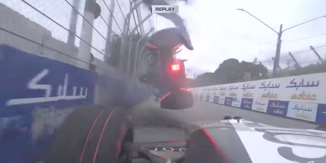 Wehrlein Escapes Unharmed After Scary Sao Paulo Crash, TAG Heuer Porsche Confirms