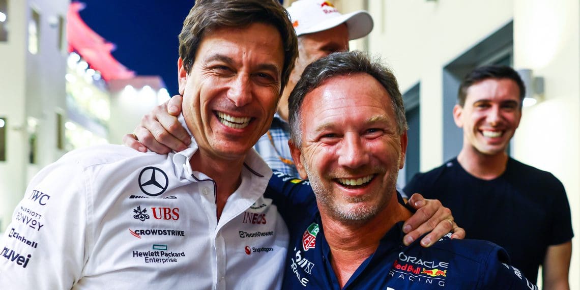 Christian Horner Acknowledges Mutual Respect Amidst Verbal Sparring with Toto Wolff