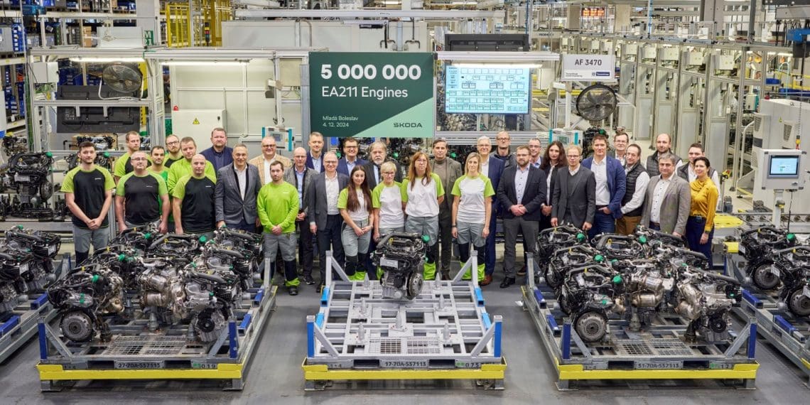 Skoda está a comemorar 125 anos de produção de motores