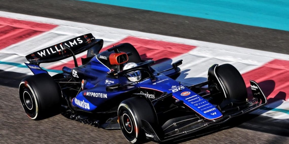 Carlos Sainz Leads Williams’ Charge in Abu Dhabi Testing as F1 2024 Wraps Up