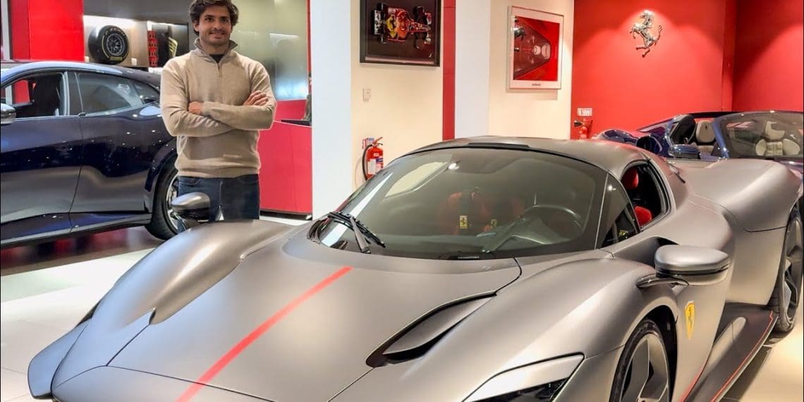 Carlos Sainz Bids Farewell to Ferrari with a Custom Daytona SP3 Gift worth $4 million