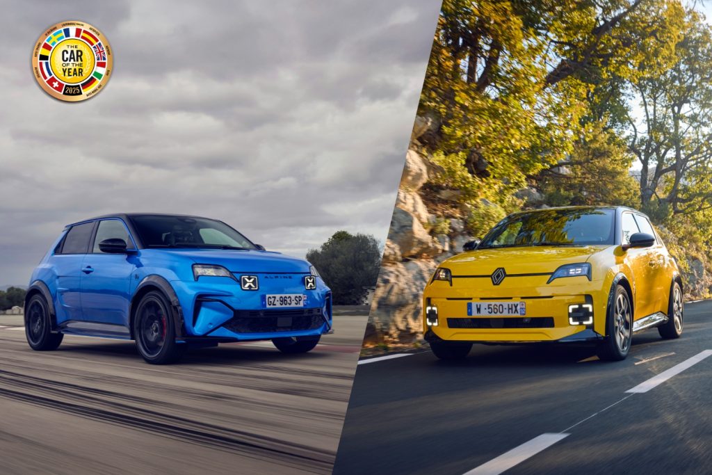 Renault 5 E-Tech e Alpine A290 conquistam prémio Carro do Ano 2025