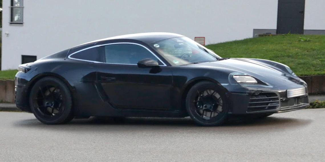 Porsche 718 Cayman EV Spied Unmasked: A Two-Door Taycan Ready to Charge into the Future