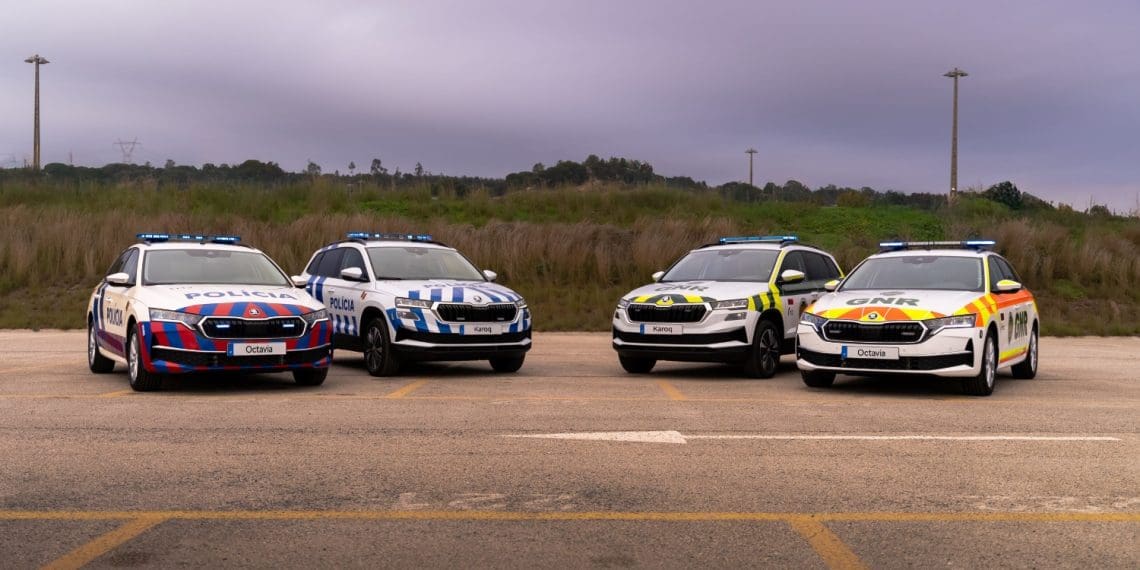 Skoda entrega 400 viaturas à GNR e PSP