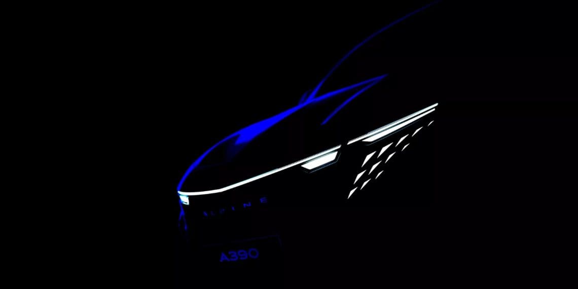 Alpine divulga a primeira imagem do A390