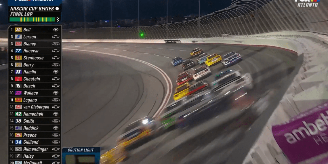 VIDEO – Christopher Bell Triumphs in Dramatic Overtime Victory at Atlanta’s Ambetter Health 400