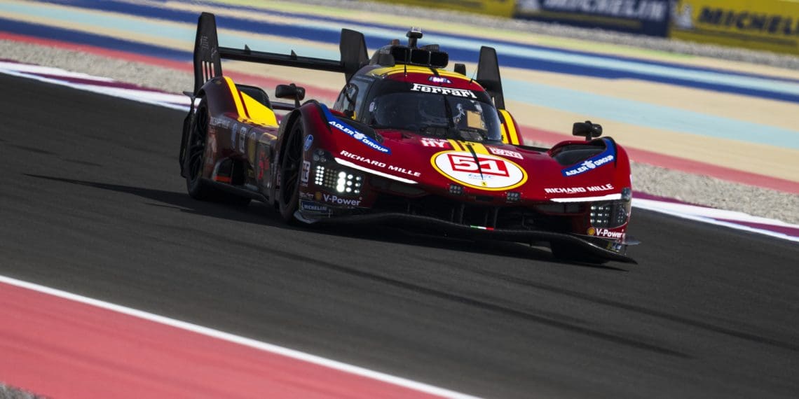 James Calado Leads in Ferrari Triumph: Initial Highlights from 2025 FIA World Endurance Championship in Qatar