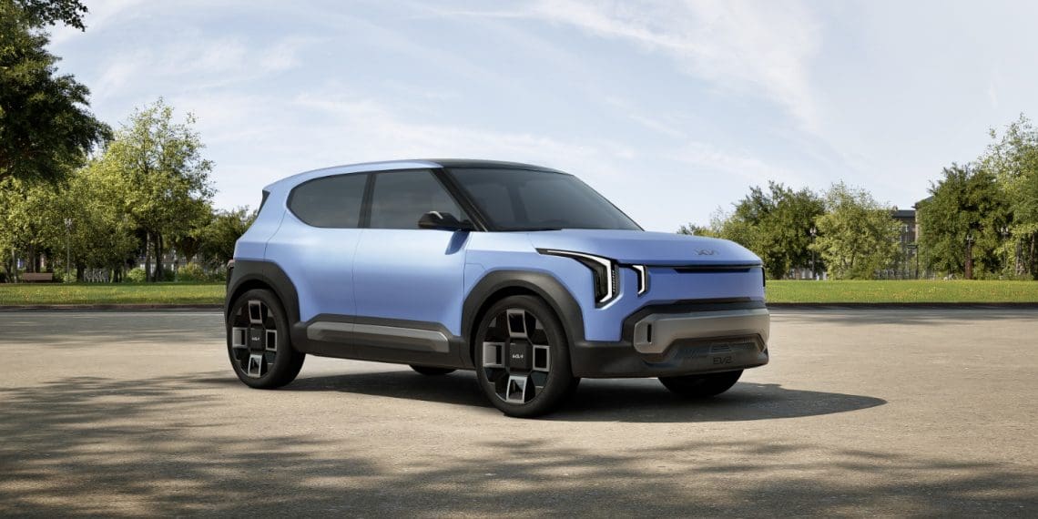 Kia revela o EV2 concept que antecipa o futuro SUV elétrico de baixo custo