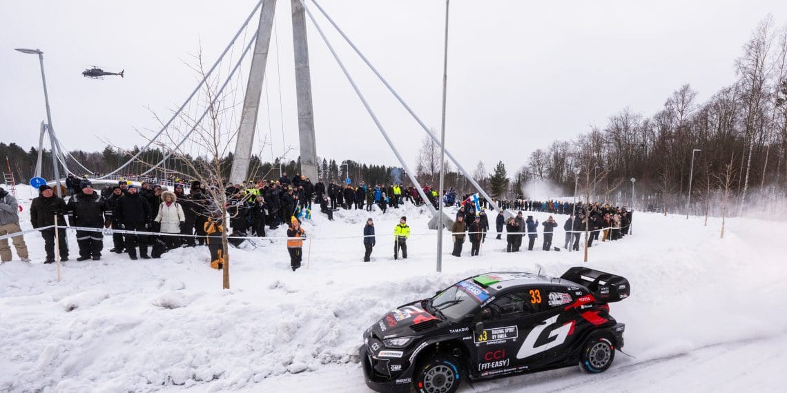 Elfyn Evans Fires First in Rally Sweden Opener as Darkness and Ice Shake Up the Grid