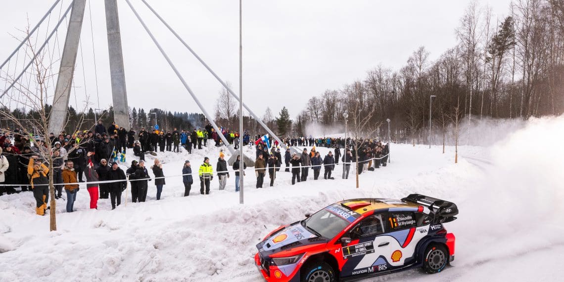 Thierry Neuville Sets the Pace in Rally Sweden Shakedown as Hyundai’s Updated i20 N Impresses