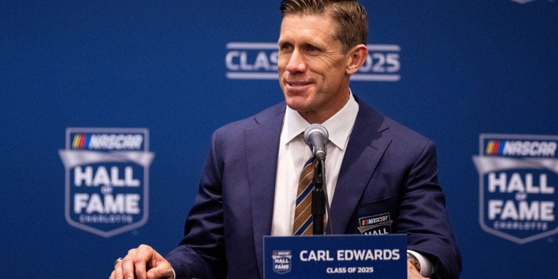 Carl Edwards’ Emotional NASCAR Hall of Fame Induction: “I Never Expected This”