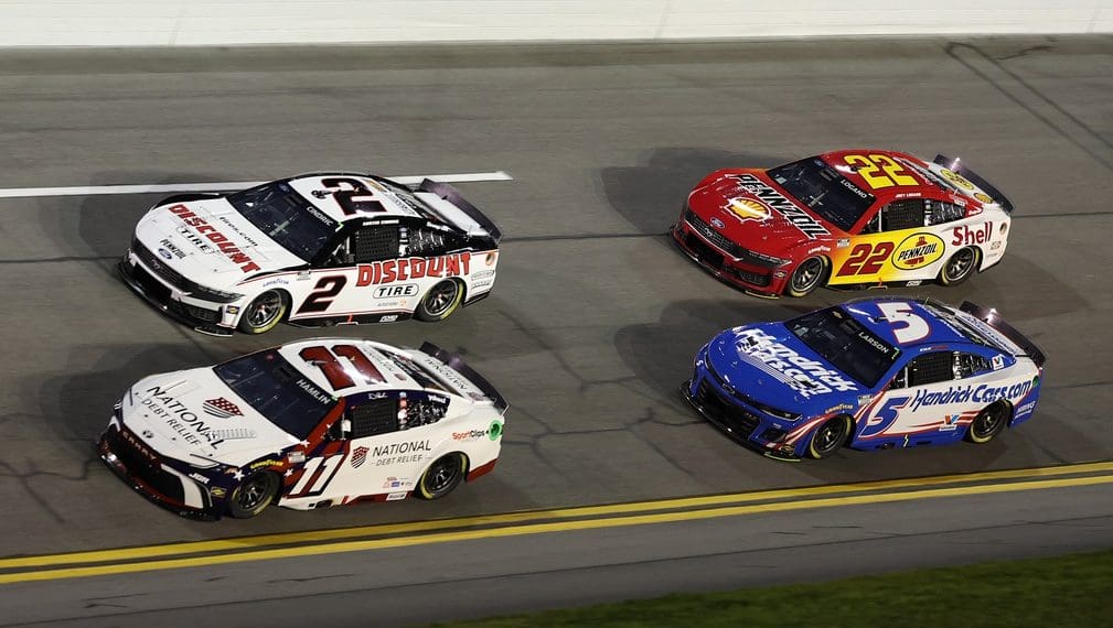 Denny Hamlin Admits to Struggling in Next-Gen Superspeedway Races Despite Stellar Record