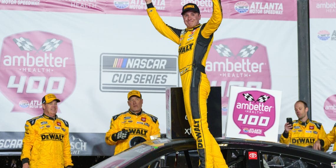 Christopher Bell Triumphs in Atlanta, Teases Rival Kyle Larson’s Superspeedway Struggles Post-Race