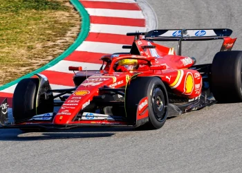 Lewis Hamilton Hits the Track in Ferrari’s 2024 Car for Pirelli’s 2026 Tyre Test in Barcelona