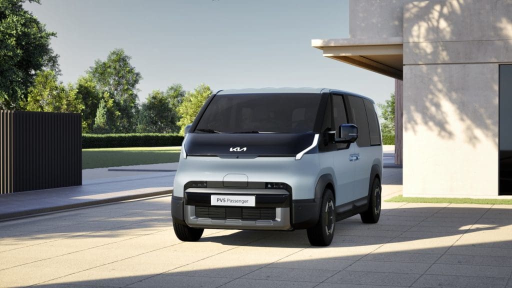 Kia apresenta o design exterior do novo PV5 antes da estreia