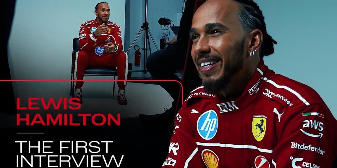 VIDEO – Lewis Hamilton Reveals Ambitious Ferrari Goal: “It’s About the First Championship”