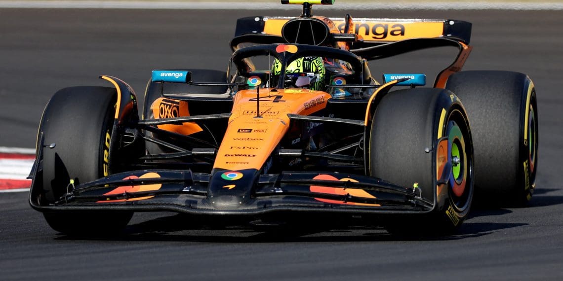 Lando Norris Triumphs Over Ferrari in Dominant FP1 Performance at Chinese Grand Prix