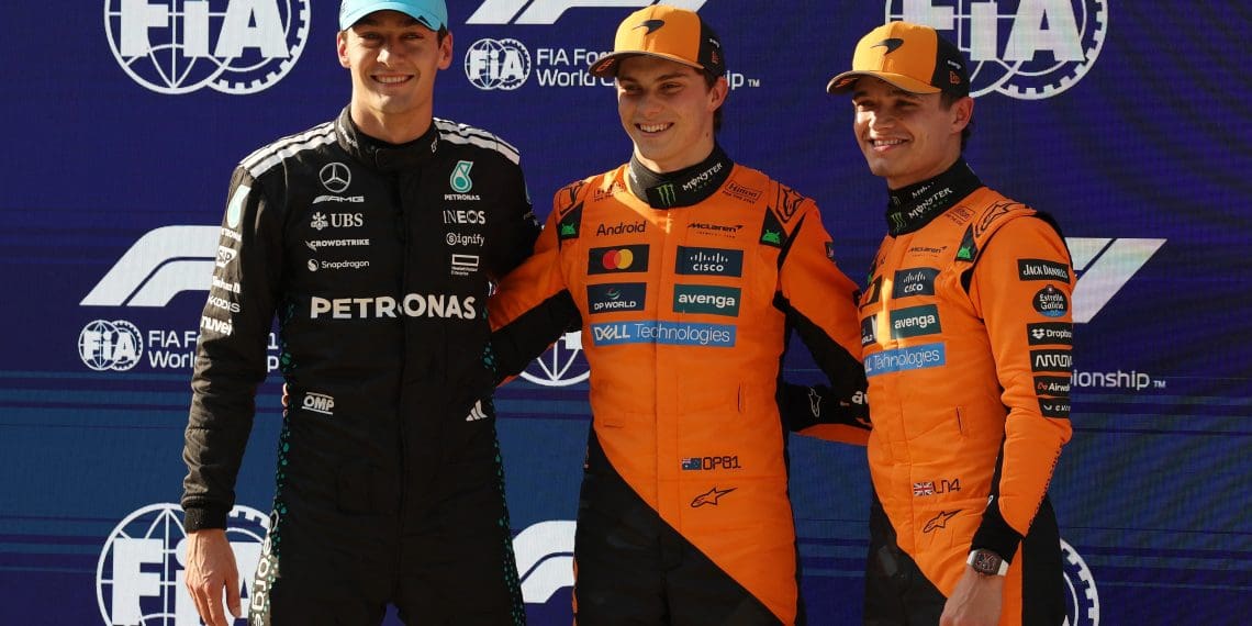 Oscar Piastri Clinches Maiden F1 Pole at Chinese Grand Prix, Russell Disrupts McLaren’s Front-Row Sweep
