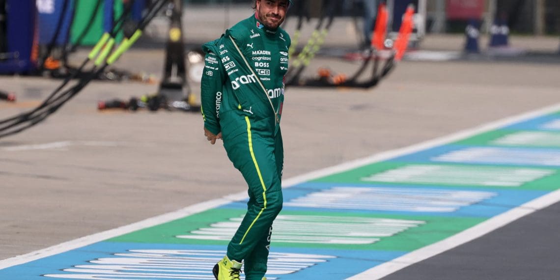 Fernando Alonso Battles Neck Injury Amidst Brake Fire Drama at Chinese GP