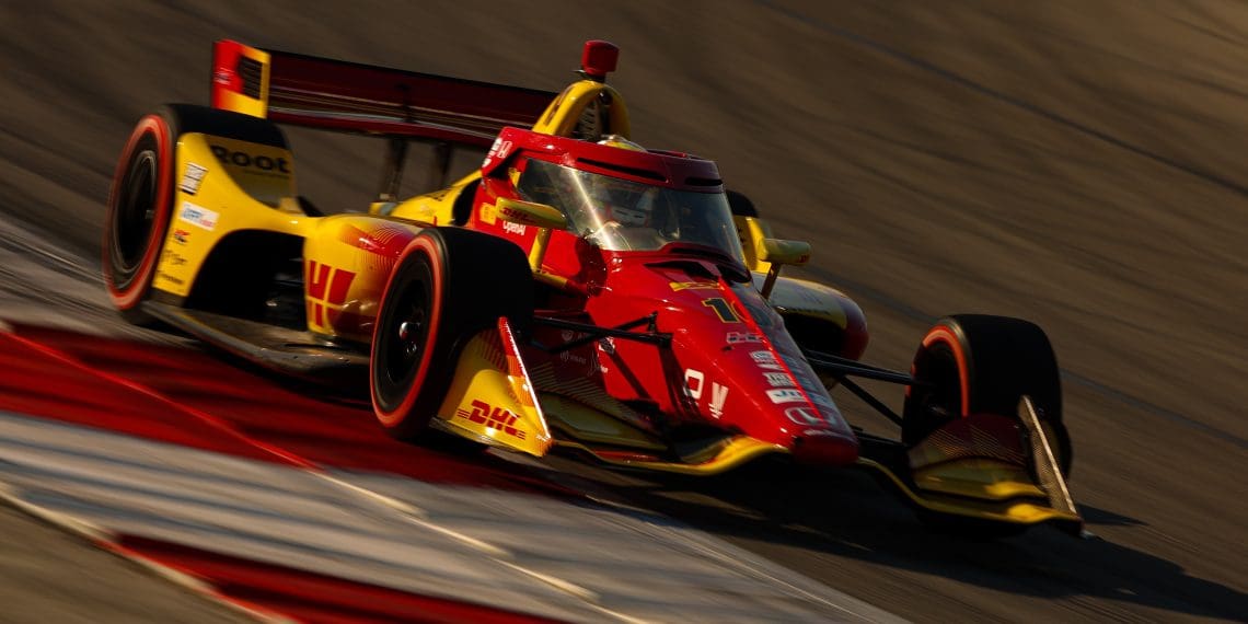 Alex Palou Tops Thermal Club IndyCar GP Practice with Andretti Drivers in Close Pursuit
