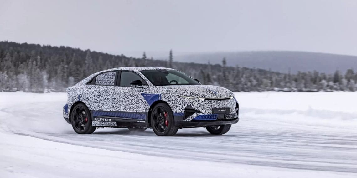 Alpine A390 passa com distinção nos testes de inverno