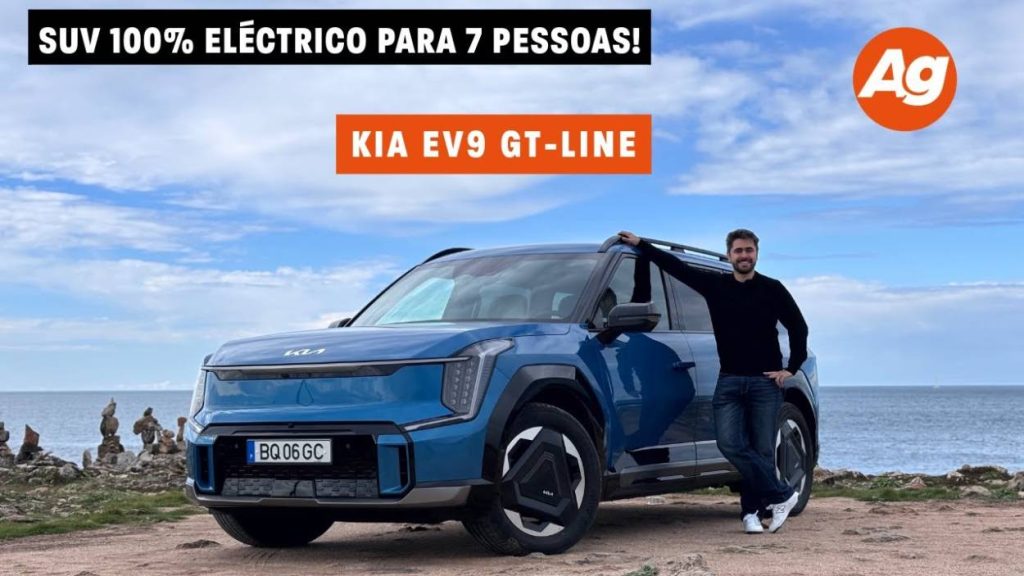 Kia EV9 GT-Line – SUV 100% elétrico para 7 pessoas!