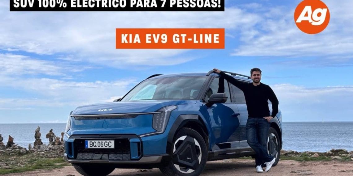 Kia EV9 GT-Line – SUV 100% elétrico para 7 pessoas!