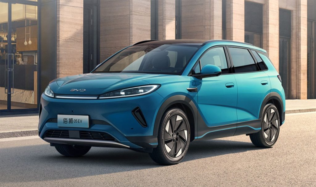 BYD apresenta o Sealion 05: um SUV compacto 100% elétrico com 430 km de autonomia