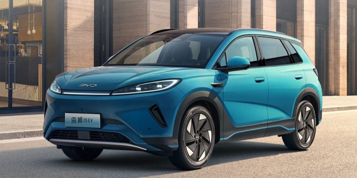 BYD apresenta o Sealion 05: um SUV compacto 100% elétrico com 430 km de autonomia