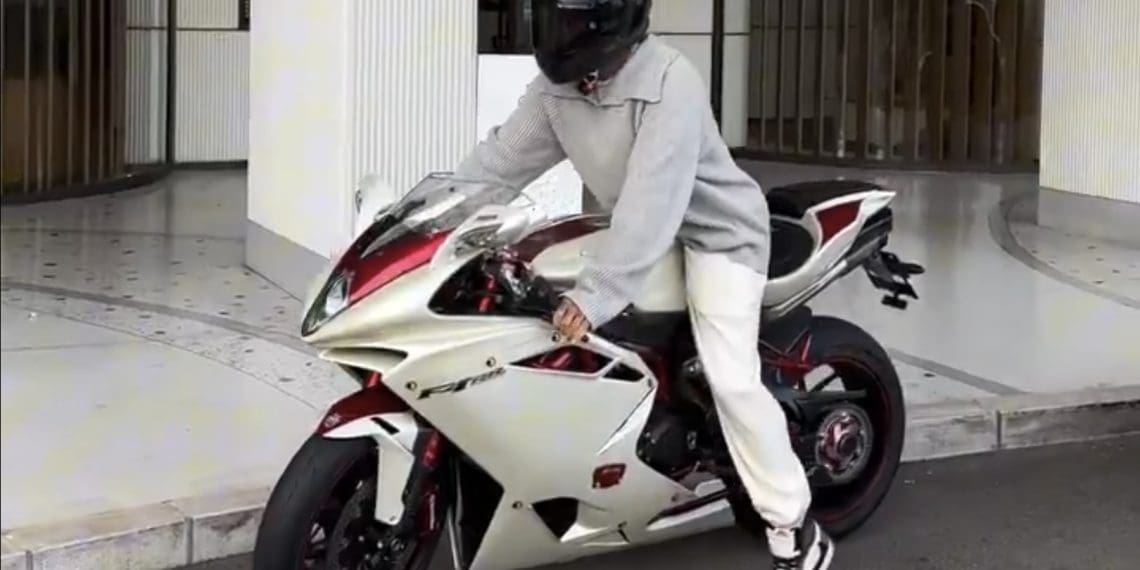 VIDEO – Lewis Hamilton Gears Up for Ferrari Debut, Spotted on MV Agusta Superbike in Monaco
