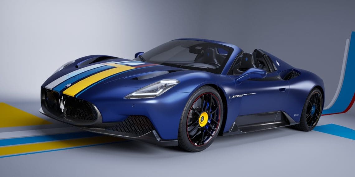 Maserati assinala inauguração da nova oficina de personalização Fuoriserie com MC20 Cielo especial