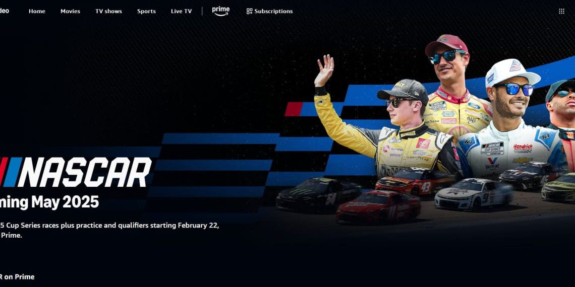 NASCAR Embraces Digital Era: Anticipates FOX-like Viewership with Amazon Prime Partnership