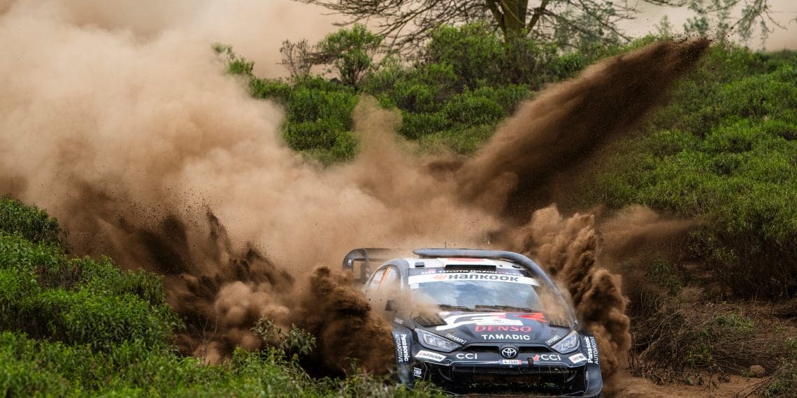 Katsuta Surges Forward in Safari Rally Kenya as Unwell Neuville Suffers Puncture