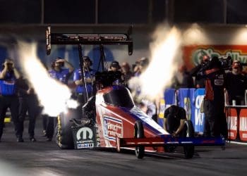 Tony Stewart’s Newborn Steals the Show at NHRA Debut Despite Weather Challenges
